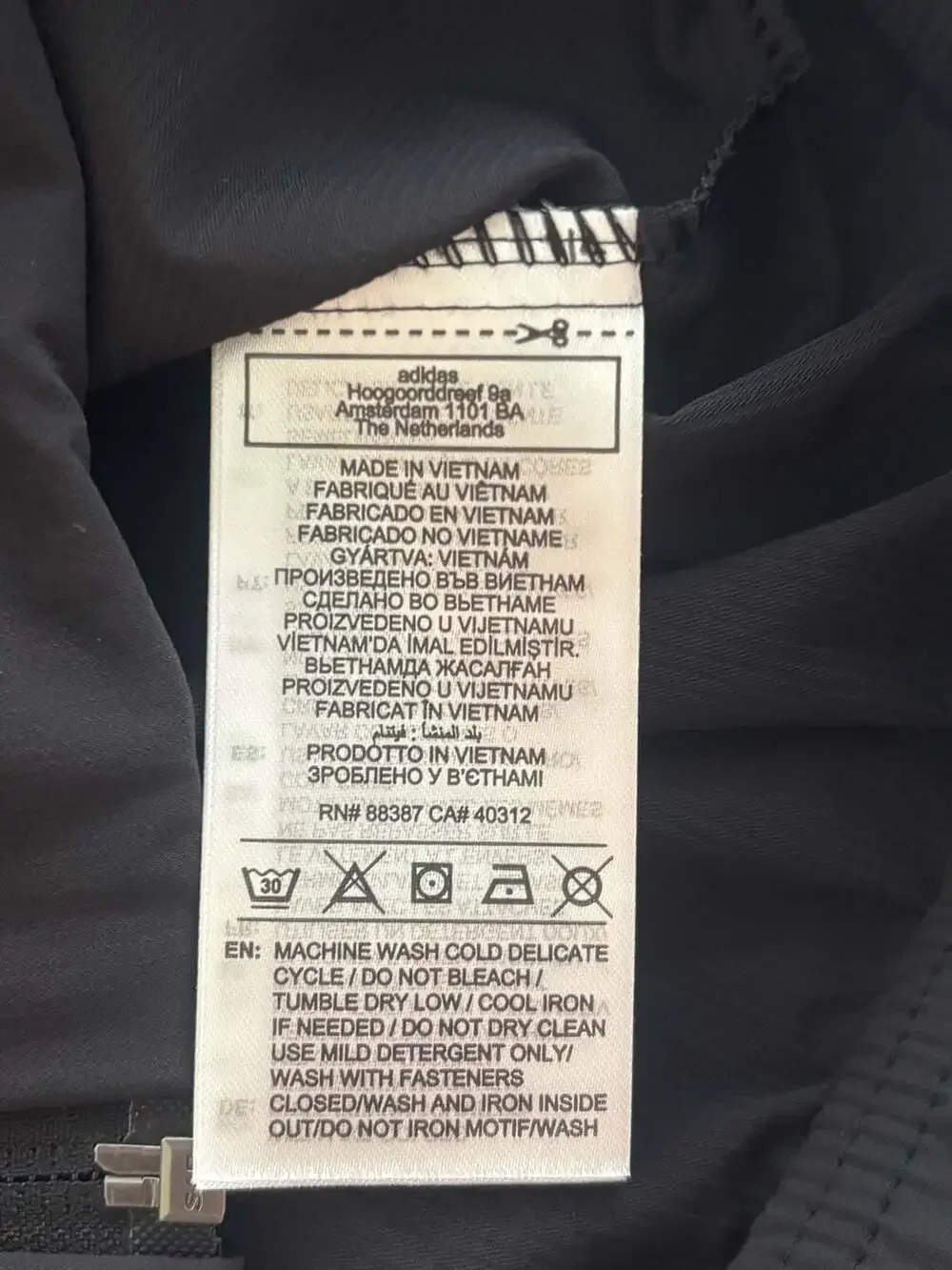 Adidas Real Madrid Marvel Anthem Jacket Black XL
